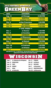 Full Magnet Football Schedules