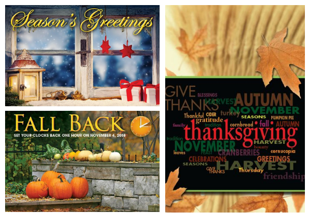 direct mail holiday greeting cards