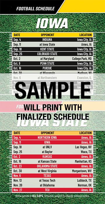 Football Schedules | ReaMark Real Estate Magnets