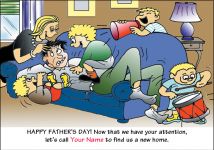Holiday Cards: Father's Day Attention
