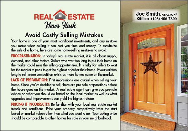 ReaMark Real Estate Marketing Postcards - Home Tips Real Estate Postcards