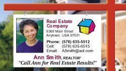 Magnetic Business Cards Realtor | Real Estate Card Magnets